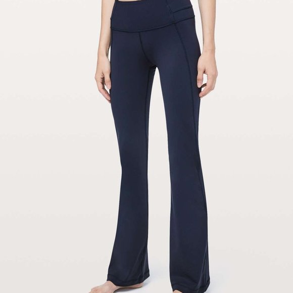 SOLD❗️Lululemon Navy Groove Pants Flare Leg 10